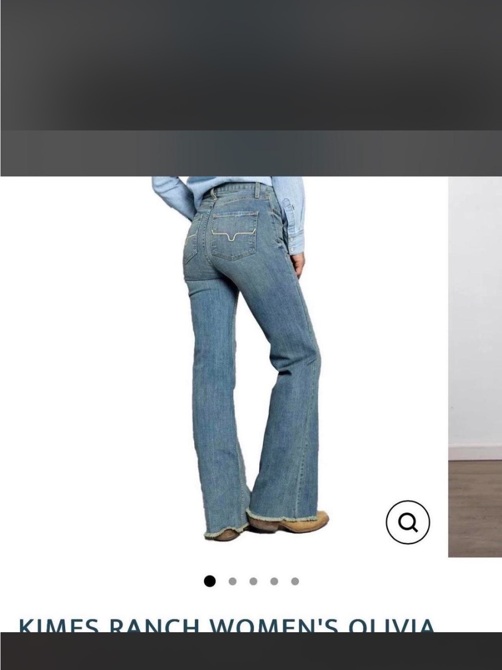 Kimes Ranch Women's Olivia Medium Wash Flare Jeans brand new never worn
